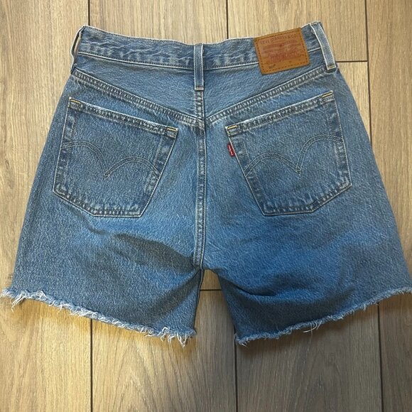 Levi's Pants - Levi's 501 High-Waisted Denim Shorts